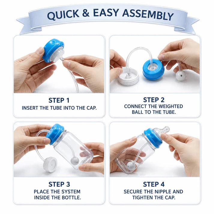 Hands-Free Baby Bottle